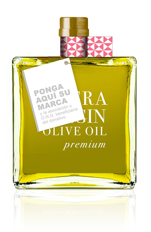 Extra Virgin Olive Oil Premium with pendant label Extra Virgin Olive Oil Premium with pendant label