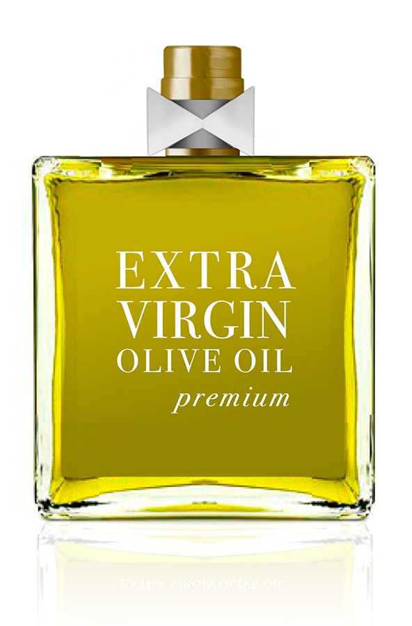 Extra Virgin Olive Oil Premium with non-drip neck ring in a bow tie shape Extra Virgin Olive Oil Premium with non-drip neck ring in a bow tie shape